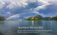 Apartment Mavrica Bled, quiet location, with a view of the lake - B&B Bled
