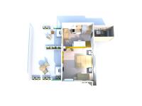 Studio-Apartment mit Meerblick (2 Erwachsene)