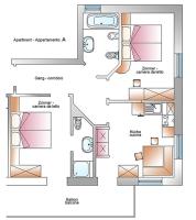 Appartamento con 2 Camere da Letto e Balcone