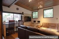 Villa con vistas al jardín