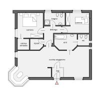 Appartement met 2 slaapkamers