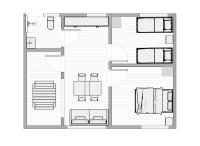 Huis met 2 Slaapkamers