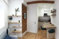 STUDIO CHARMANT-CONFORT-HYPERCENTRE-METRO-WIFI - B&B