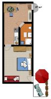 Apartment mit 1 Schlafzimmer