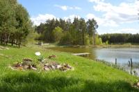 hut in the mid. of nowhere + priv pond+3 ha - B&B
