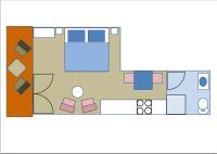 Apartment mit Terrasse