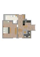 Apartment mit Gartenblick