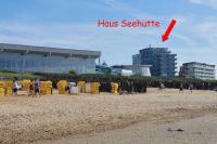 Apartment 103 im Haus Seehütte direkt am Strand in Cuxhaven Duhnen mit Seesicht in der Ferne - Chambres d'hôtes Cuxhaven
