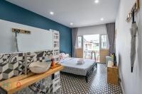 Zimmer mit Queensize-Bett