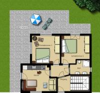 Appartement met 2 Slaapkamers en Terras