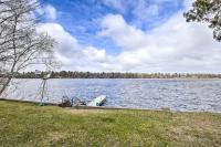 Lakefront 1930’s Log Cabin w/ Dock & Fire Pit! - B&B Rice Lake