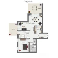 Apartment mit Terrasse