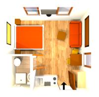25qm Appartment AUGUSTE - B&B