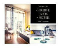B&B Brive-la-Gaillarde - ROOSEVELT #7 - Studio coquet - 1 chambre - Bed and Breakfast Brive-la-Gaillarde