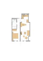 Apartment mit 1 Schlafzimmer