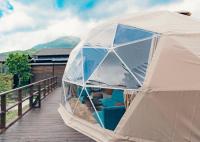 ① Dome Tent with Private Hot Spring 「Double Bed×2 Single Bed×2」
