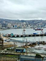 Espectacular departamento con vista al mar en Mirador Barón Valparaíso - Chambres d'hôtes Valparaiso