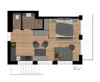 Appartement met Balkon