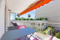 Modern apartment 2 bedrooms quiet terrace in a palm beach area, 30 meters from seaside - B&B