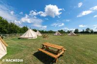 B&B Winchester - Bell tent glamping at Marwell Resort - Bed and Breakfast Winchester