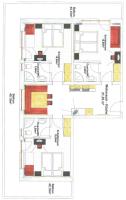 Apartment mit 3 Schlafzimmern und Balkon