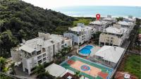 Villa Giardino - Condomínio de Frente para o Mar - Piscina, Quadra Esportiva, Churrasqueira - 5 Pessoas - Chambres d'hôtes Florianópolis