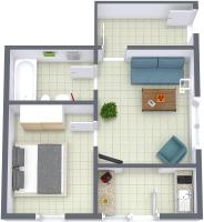 One-Bedroom Apartment with Bath