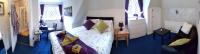 Zimmer mit Kingsize-Bett