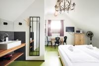 Studio with glass shower