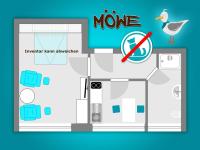 Apartment im Dachgeschoss mit separater Küche