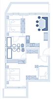 Apartment mit 1 Schlafzimmer