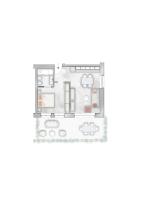 Appartamento con 1 Camera da Letto