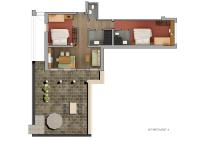 Two-Bedroom Apartment with Terrace - Top 4