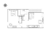 Apartment mit 1 Schlafzimmer