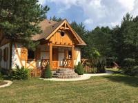 Deluxe Holiday Zdrojowa -Willa typu Alpejskiego w Borach Tucholskich-Całoroczna Balia z jacuzzi-Prywatny las i strumyk -Duża Wiata grillowa - B&B