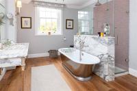 Tweepersoonskamer met 2 aparte bedden en Uitzicht op de Tuin