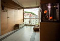 Contemporary apartment with fireplace & terrace - B&B
