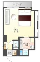 Apartamento de 1 dormitorio