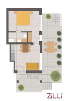 Studio mit Terrasse