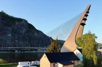 Modern APT with river view near city center&train - Ferienwohnung Aussig