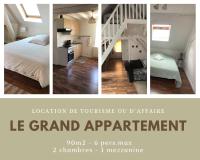 B&B Romorantin - Le Grand Appartement - 90m2- 2 chb , 1 mezzanine - 6pers - Bed and Breakfast Romorantin