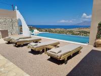 Villa Grabella-Amazing sea view and swimming pool - Chambres d’hôtes Pitsídia