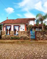 Chalé con vistas a las montañas