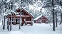 B&B Hossa - Lampiranta Log cabin - Bed and Breakfast Hossa