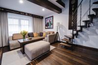 Apartament deluxe z 2 sypialniami i łazienką z wanną (dwupoziomowy)