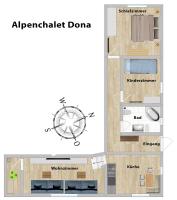 Alpenchalet Dona - B&B Partenen