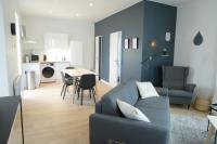 T2 de 55m2 avec toit terrasse, hyper centre, wifi, draps, savons et serviettes fournis - B&B
