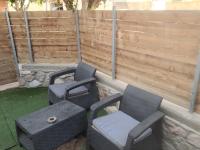 Studio mit Gartenblick