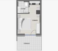 Apartment mit Dusche