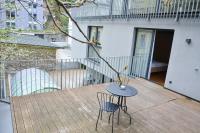 Deluxe Apartment-Studio mit Badewanne und großer Terrasse – 1. Etage